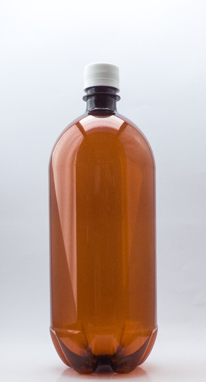 1250ml Round Amber TE Rigger Bottle W/Lid - 22 Bottles and Lids Per Carton -Unit Cost $0.94c each (Bottle/Lidcombo)