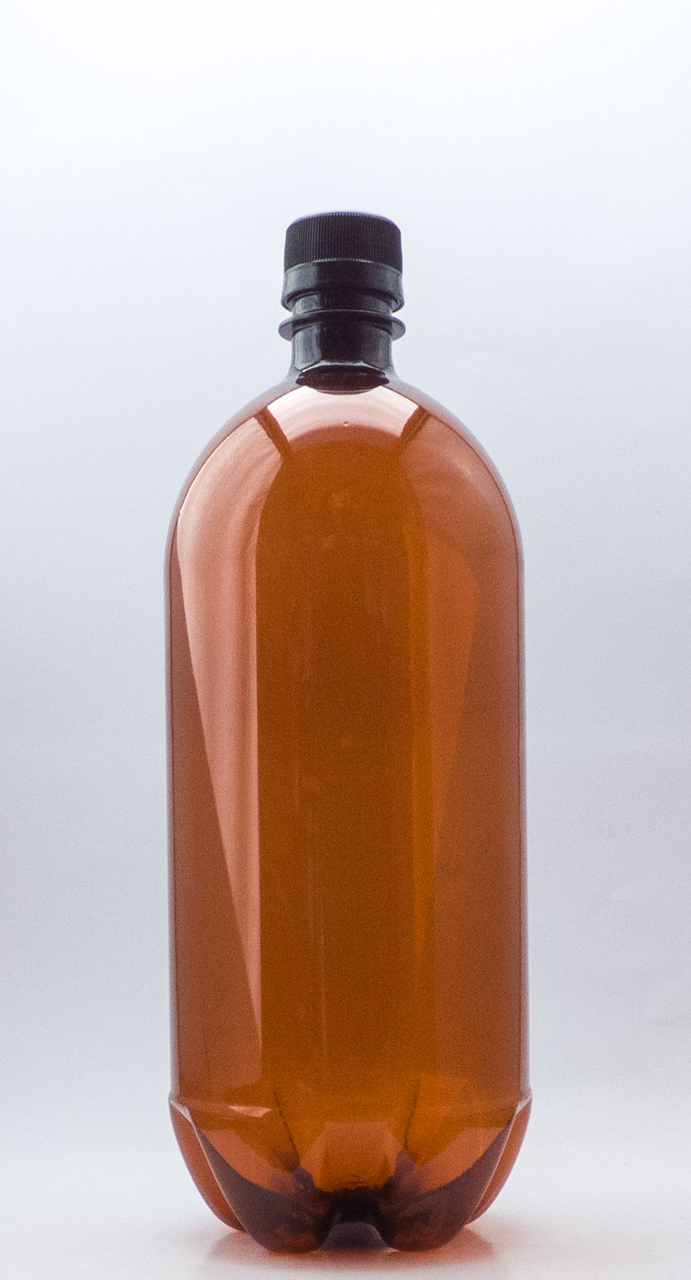 1250ml Round Amber TE Rigger Bottle W/Lid - 22 Bottles and Lids Per Carton -Unit Cost $0.94c each (Bottle/Lidcombo)