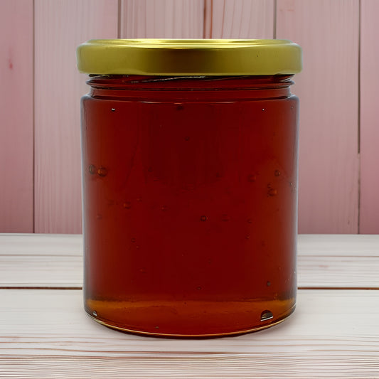 190ml Panelled Round Glass Jar with 63mm Twist Cap - 36 Jars and Caps Per Carton