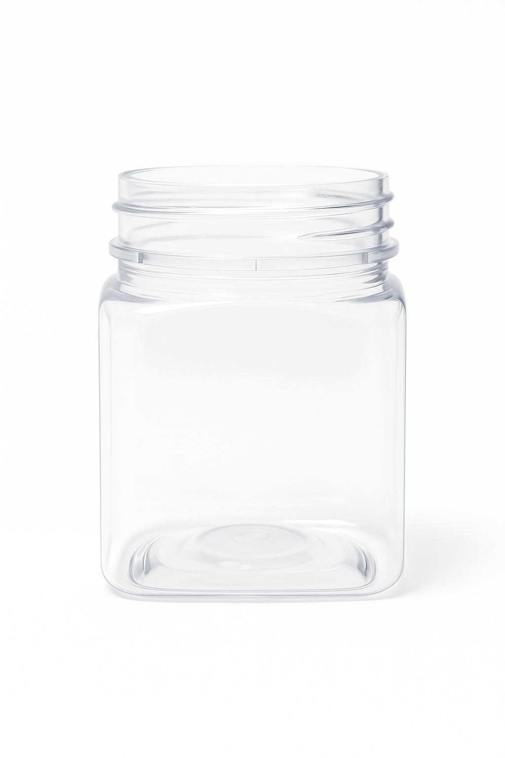 200ml Square PET Tamper-Evident Jar with Sealing (Cone Seal) Lid – Bulk Carton of 336