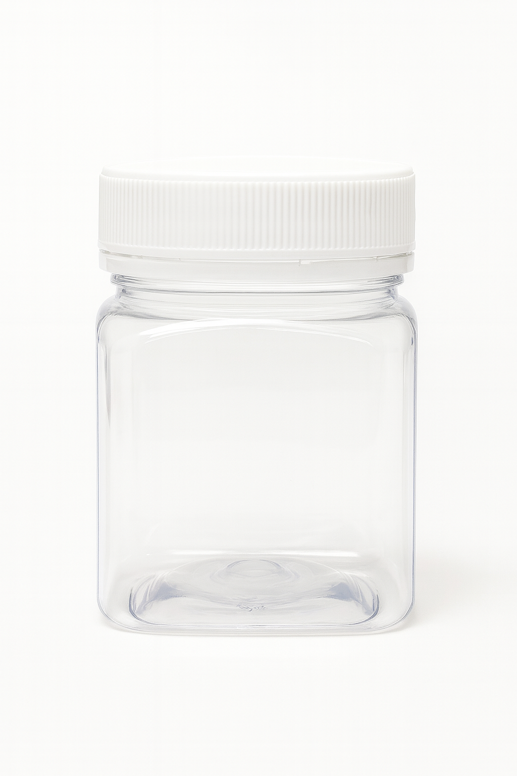 200ml Square PET Tamper-Evident Jar with Sealing (Cone Seal) Lid – Bulk Carton of 336