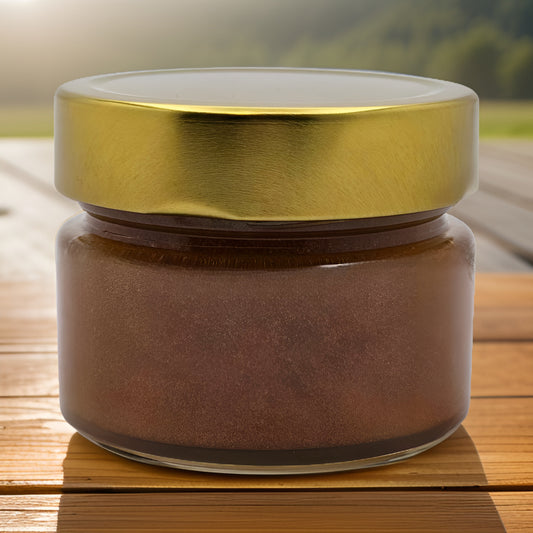 106ml Ergo Round Glass Jar  With Black Lid - 72 Jars and Lids per carton - Unit Cost - $1.20c Ea (Jar/Lidcombo)