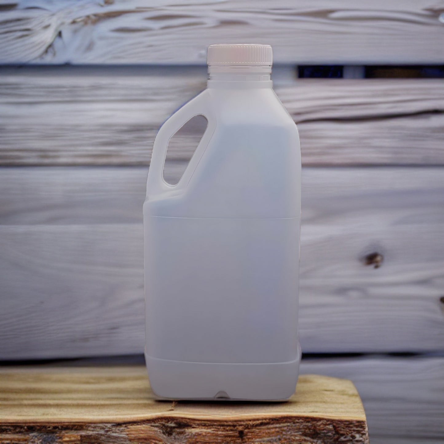 1Litre(1000ml)Plastic Milk Bottle with Handle and White Cap 