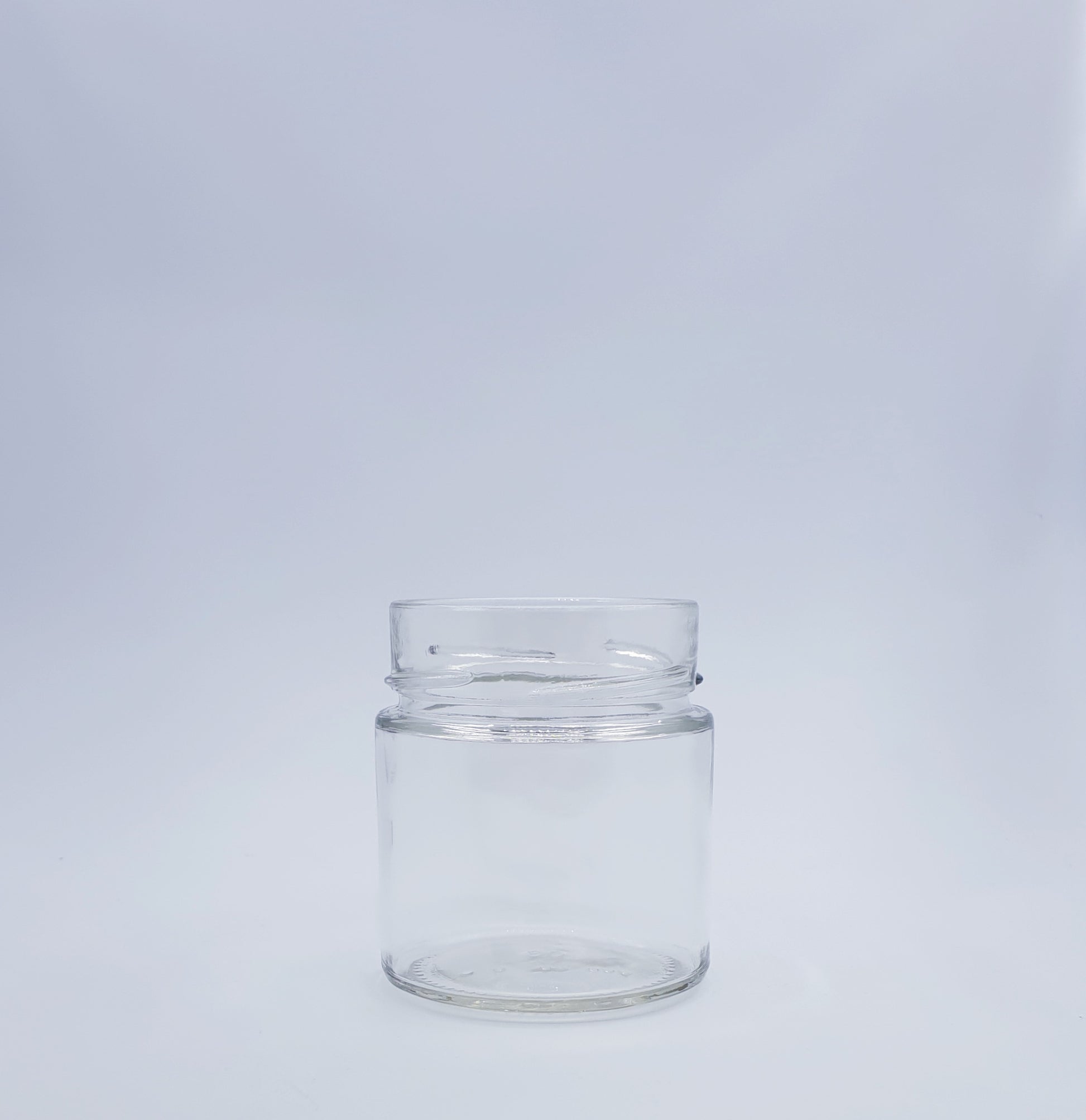 212ml ergo flint round glass jar. takes up to 250gms of honey