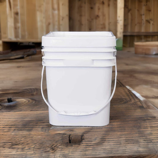 15 Litre Space Saver White Base and Lid - PLEASE RING TO ORDER
