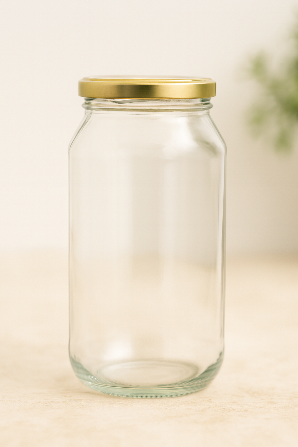500ml Round Glass Jar With 63mm Twist Cap – 30 Jars and Lids Per Carton