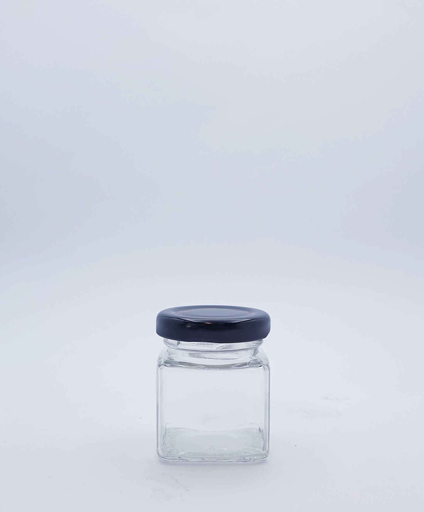 50ml Square Glass Jar W/Lid - 72 Jars and Lids Per Pack - Unit Cost $0.87c Jar&Lid