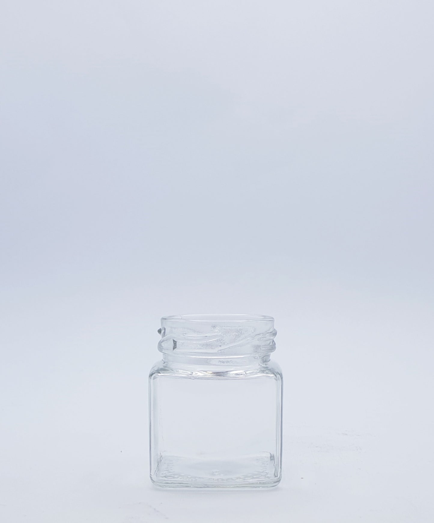 50ml Square Glass Jar W/Lid - 72 Jars and Lids Per Pack - Unit Cost $0.87c Jar&Lid