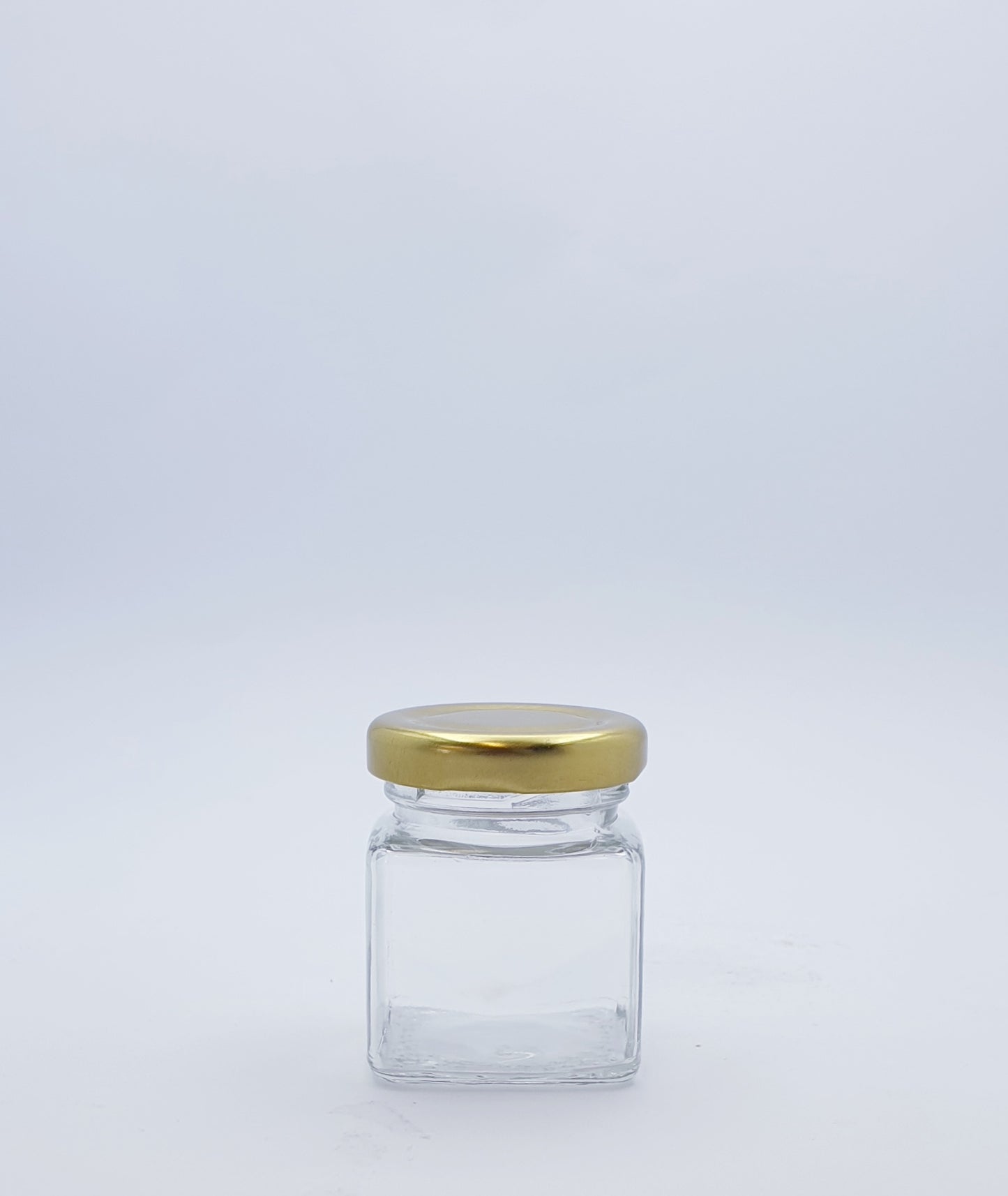 50ml Square Glass Jar W/Lid - 72 Jars and Lids Per Pack - Unit Cost $0.87c Jar&Lid