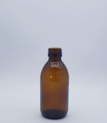 200ml Amber Glass Bottle W/Cap - 40 Pounamu me nga Potae mo ia Kaata